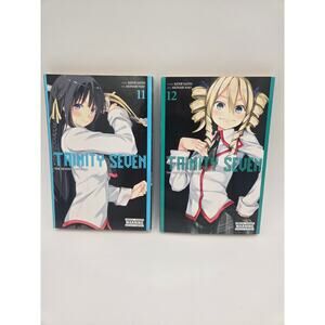 Trinity Seven Manga Volumes 11 & 12 Lot English Paperback EUC Set
